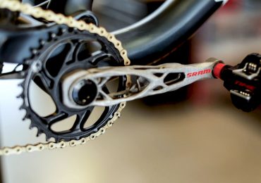 SRAM 3D printed crank arm. Photo via SRAM.