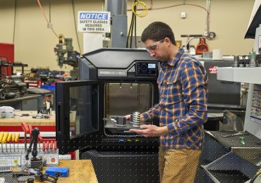 The Stratasys F190CR 3D printer. Photo via Stratasys.