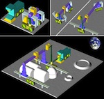 NASA的江南平江南平台版台版3 d打印在月球特性