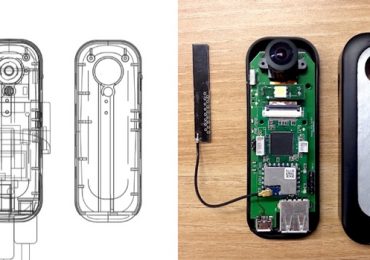 摆动式相机装置的设计与组成。图片来自众筹网站Joseph Sungpil Choi