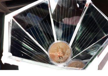 T3DP制作的大型太阳能电池板的六角形部分。图像通过T3DP。