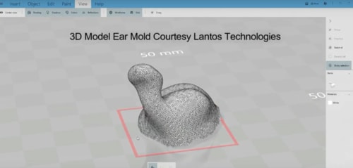 一次性膜膨胀符合你的耳朵独特的解剖学和3 d数字模型是建立在实时使用数字数据收集。图像通过兰托斯技术。