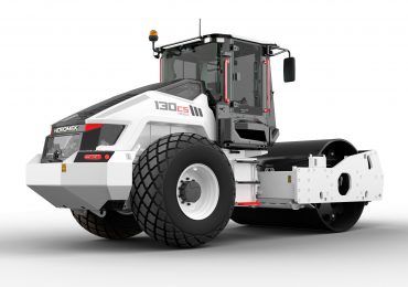 The HMK 130CS Soil Compactor, with end-use 3D printed parts.