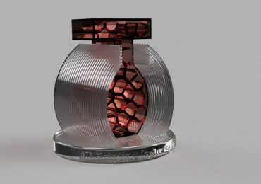 Madhav Parekh设计的Voronoi红宝石奖杯。图片来自MyMiniFactory。