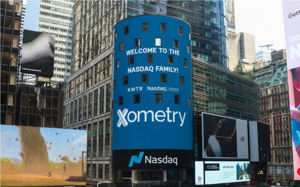 一个消息从纳斯达克欢迎Xometry证券交易所。