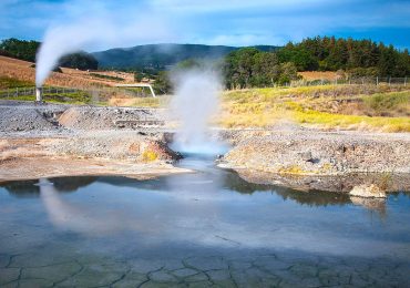 A geothermal power plant in Italy. Photo via Enel Green Power.