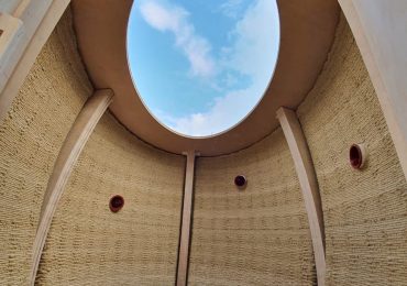 在3D打印的“灰尘之屋”里面。图片来自WASP。