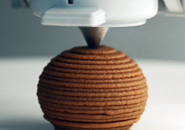 宜家基于植物的3D打印瑞典肉丸。图片来自宜家。