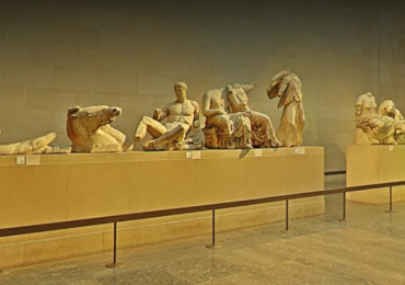 大英博物馆虚拟展厅中的帕台农神庙雕塑。图片来自谷歌艺术与文化。