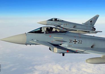 两架德国欧洲战斗机。图片来自Stefan Petersen, HENSOLDT。