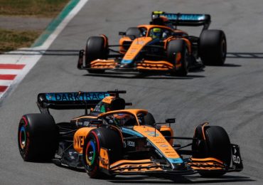 迈凯轮的2022年一级方程式赛车。图片来自麦克拉伦赛车。