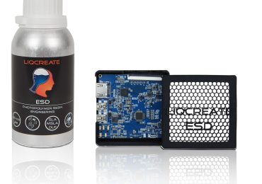Liqcreate ESD旁边的组件使用Liqcreate的新ESD树脂打印。图片来自Liqcreate。