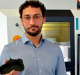 Sebastian Kallenberg holding component optimized using NX. Image via Naddcon.