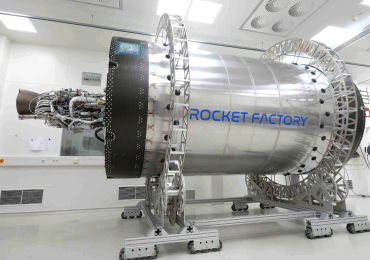 Rocket Factory Augsburg rocket engine. Photo via Conflux Technology