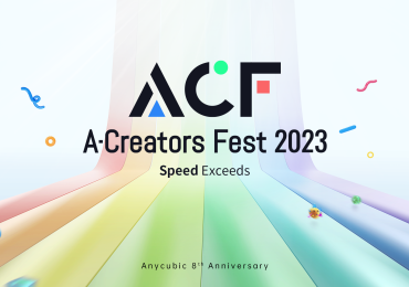 Anycubic A-Creators Fest 8周年。通过Anycubic形象。